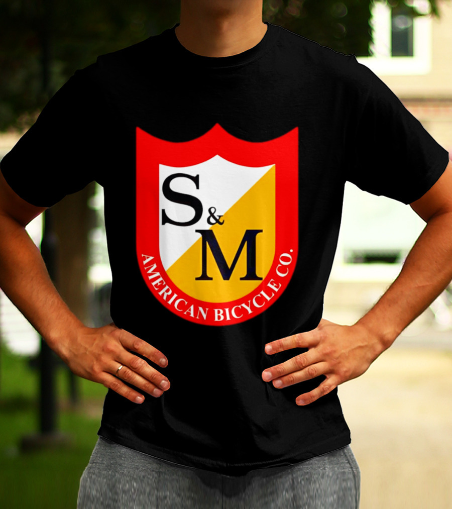 S&M American Bicycle Co Shield T-Shirt