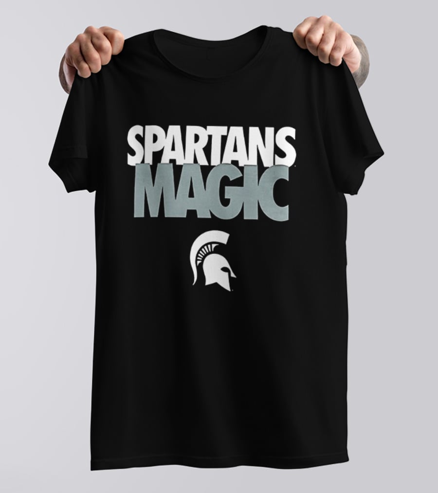 Michigan State Spartans Magic Spartan Head T-Shirt