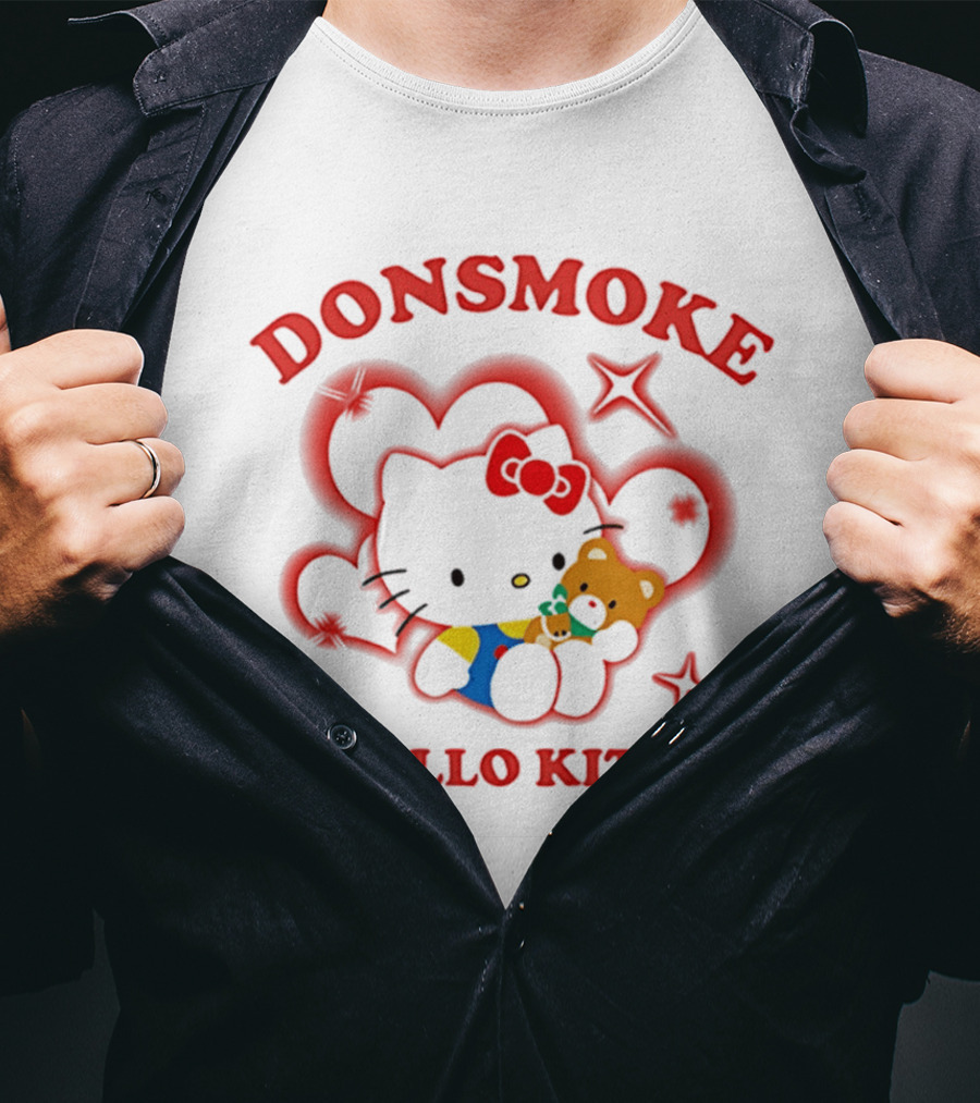 Hello Kitty Sanrio Family Don Smoke T-Shirt