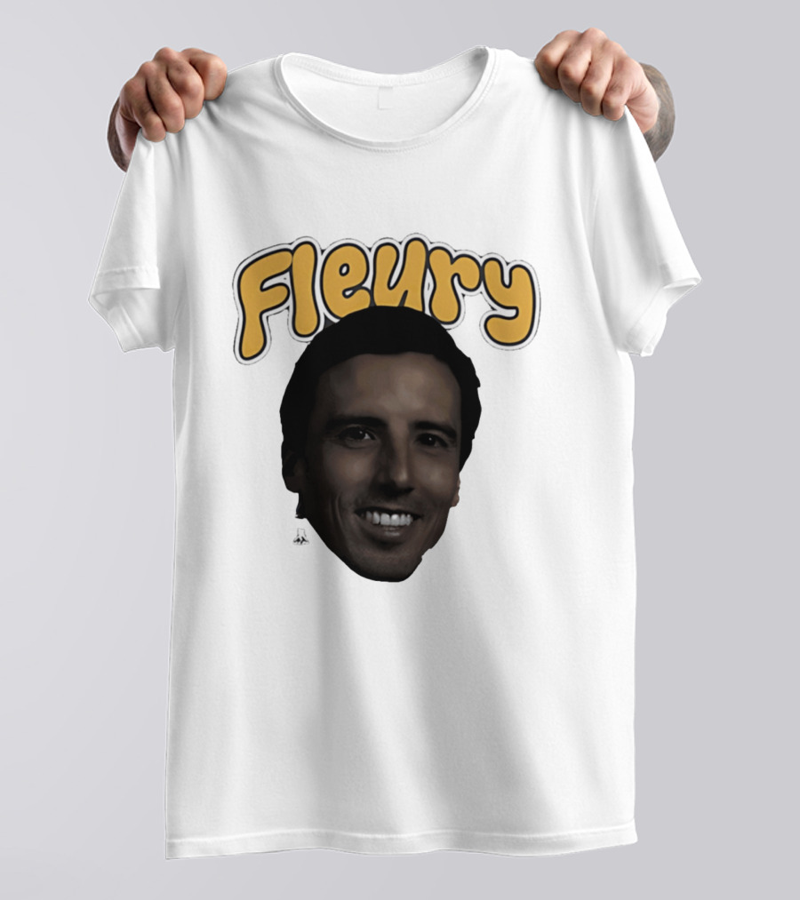 Marc André Fleury Pittsburgh Penguins Big Head Fleury '26 T-Shirt