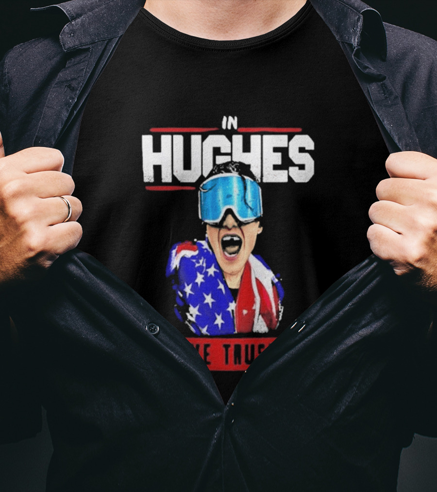 In Hughes We Trust Patriotic Goggles ákafan T-Shirt