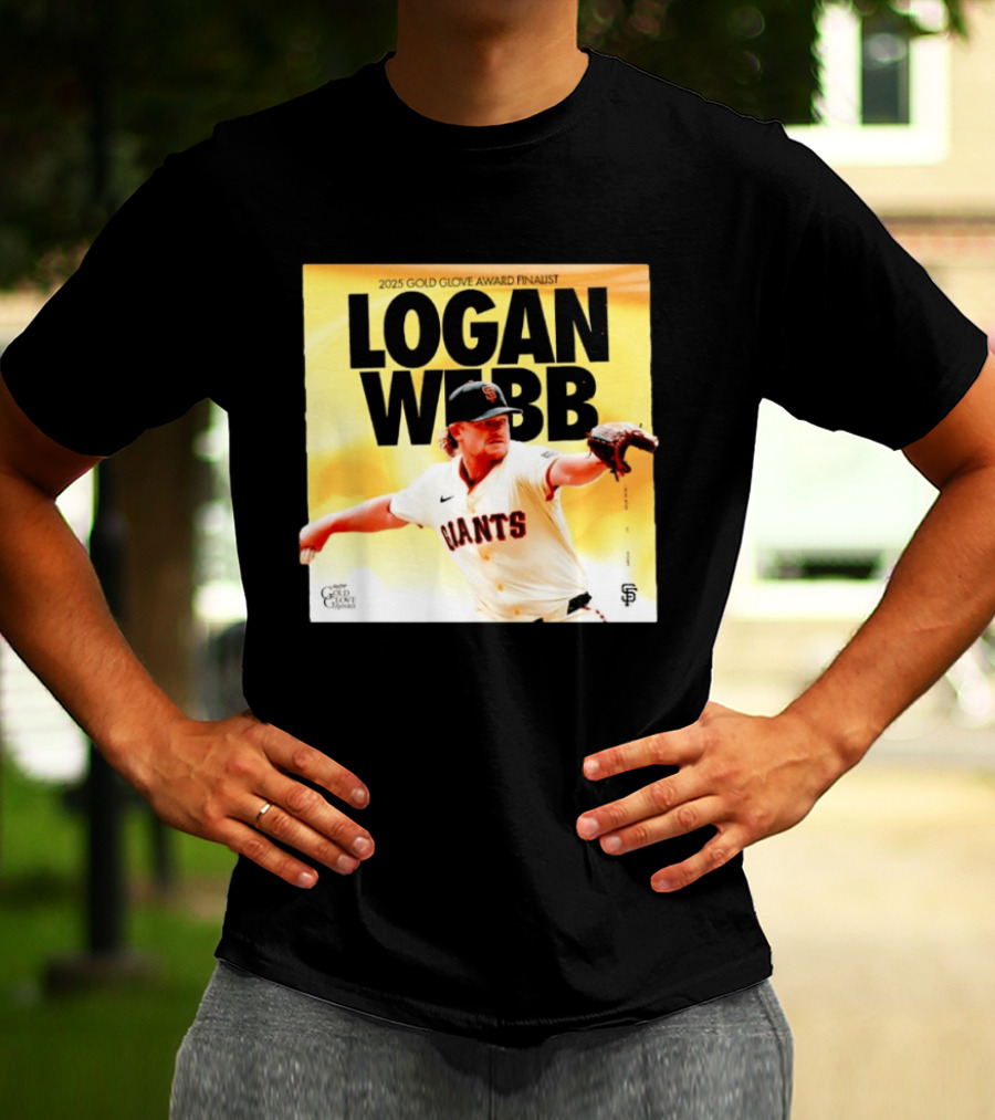 2025 Gold Glove Award Finalist Logan Webb Giants T-Shirt