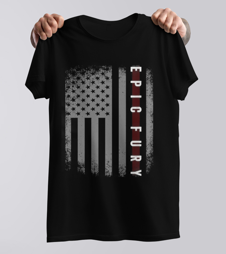 Operation Epic Fury American Flag Patriotic EST 2026 T-Shirt