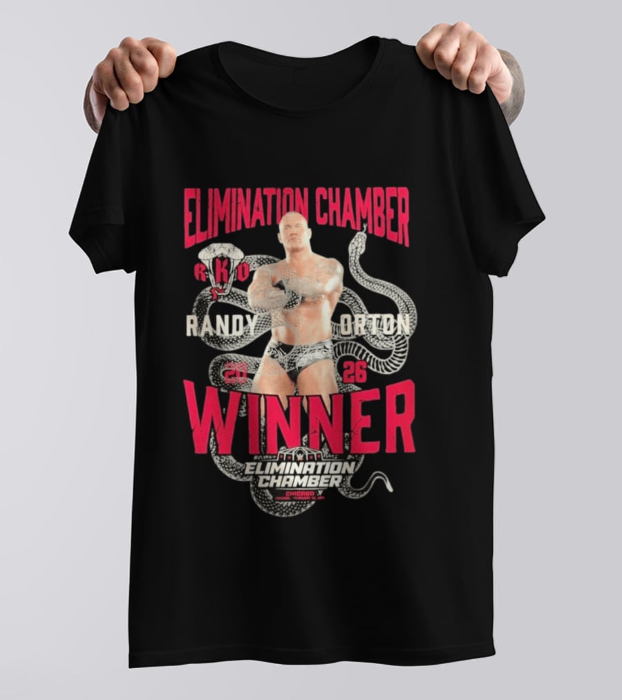 Elimination Chamber 2026 Randy Orton RKO Winner Chicago T-Shirt