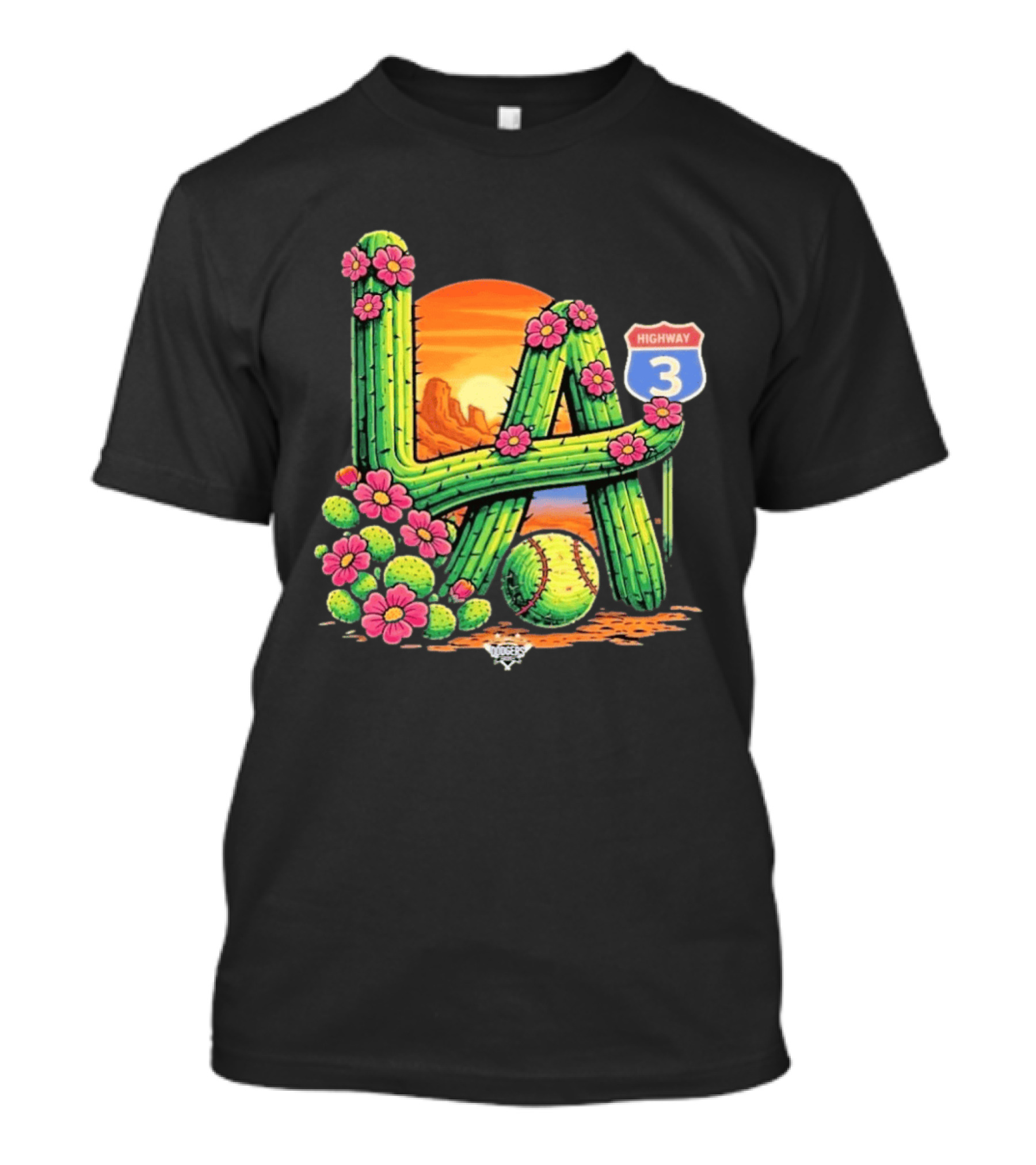 LA Dodgers Road To 3 Stars T-Shirt