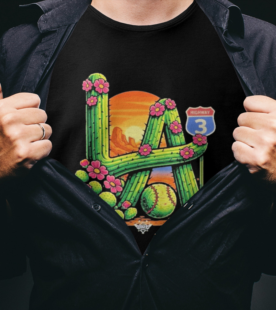 LA Dodgers Road To 3 Stars T-Shirt