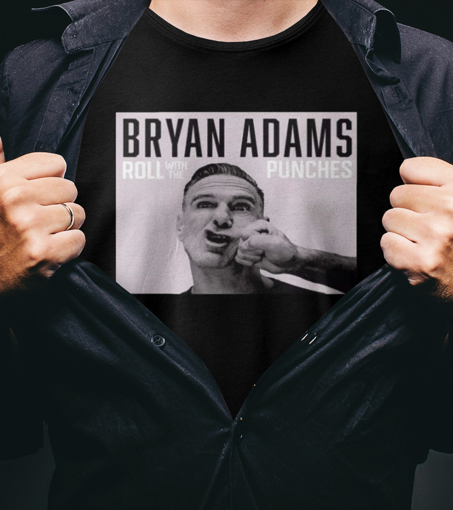 Bryan Adams Roll With The Punches Tour 2026 Dates T-Shirt