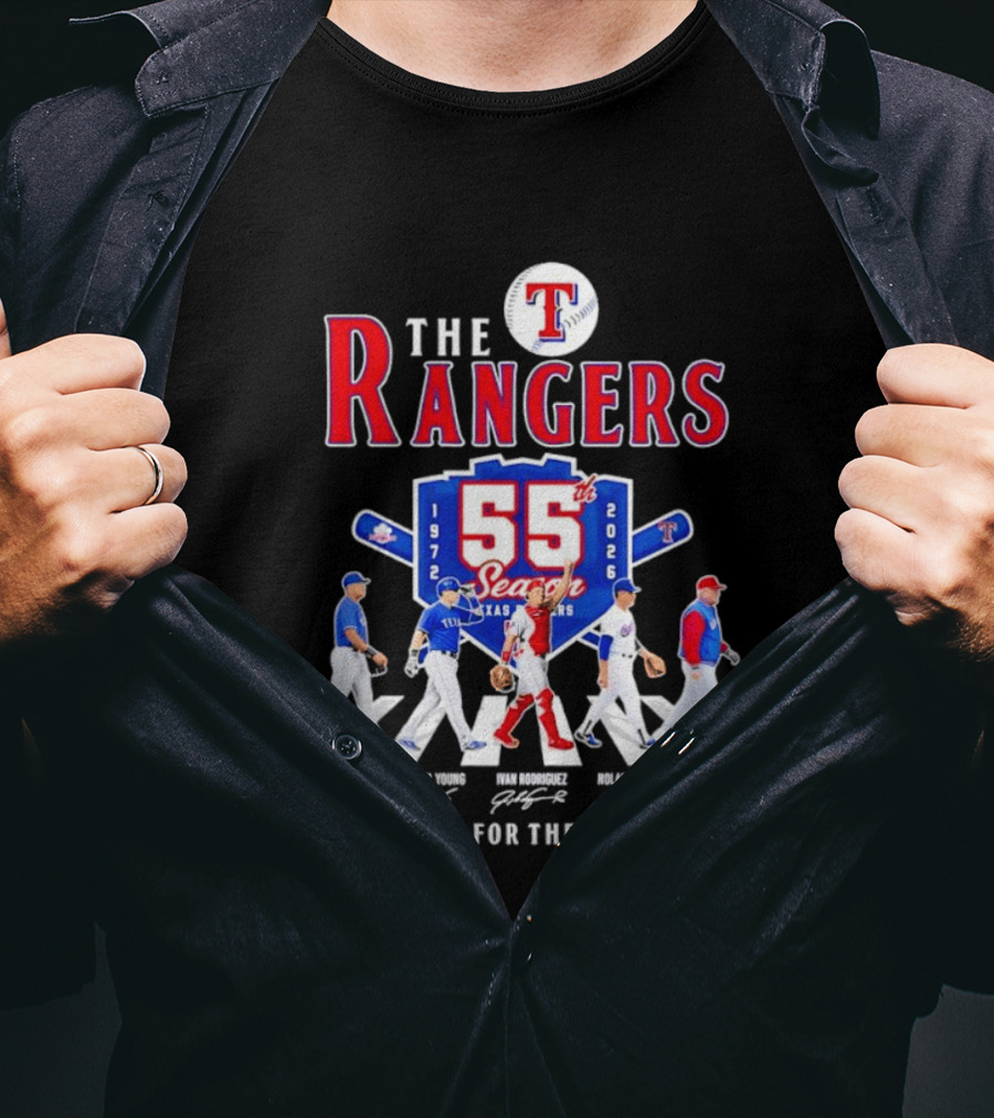 Texas Rangers 55th Season 1972 2026 Thank You For The Memories T-Shirt