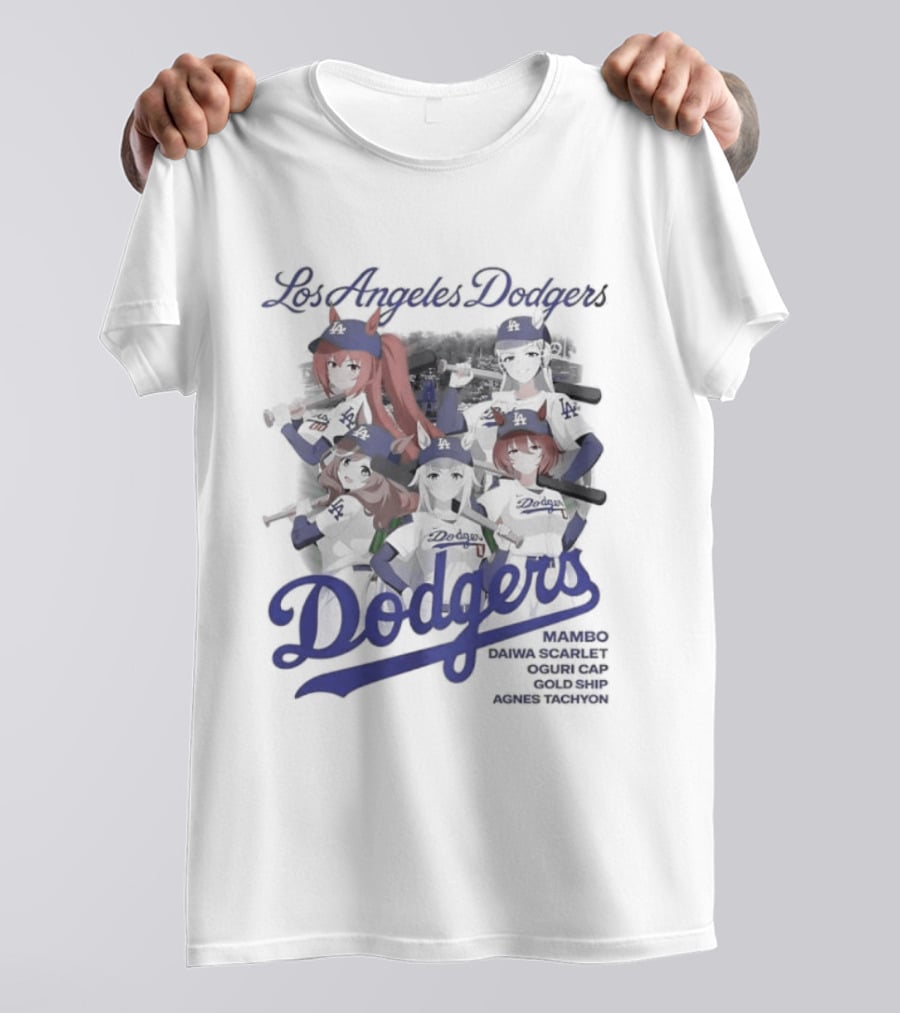 Los Angeles Dodgers Uma Musume Collaboration T-Shirt