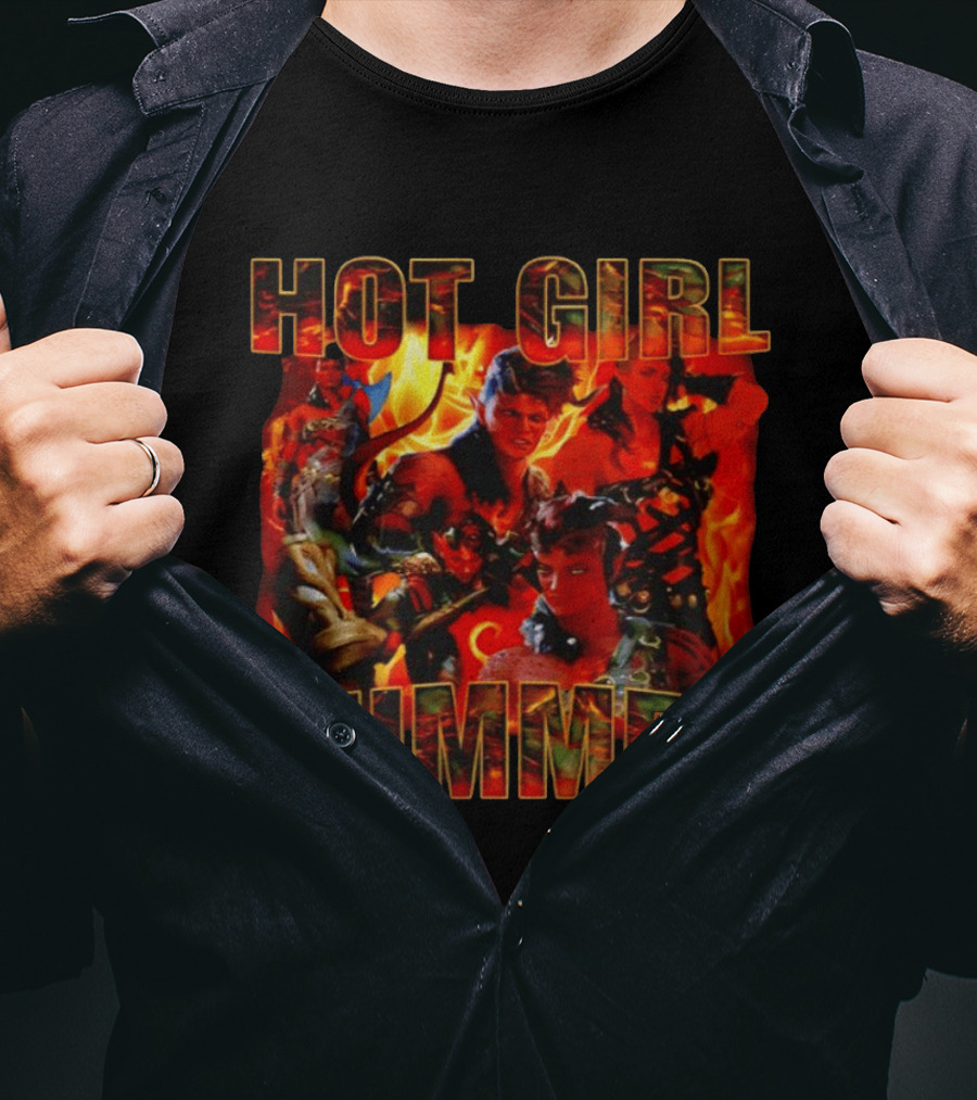 Karlach Hot Girl Summer Fiery Fantasy Adventure T-Shirt