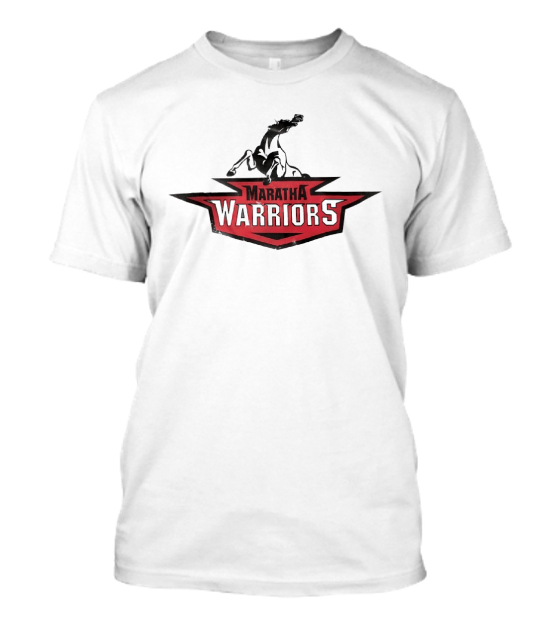 Maratha Warriors Historical Warhorse Emblem With Black T-Shirt