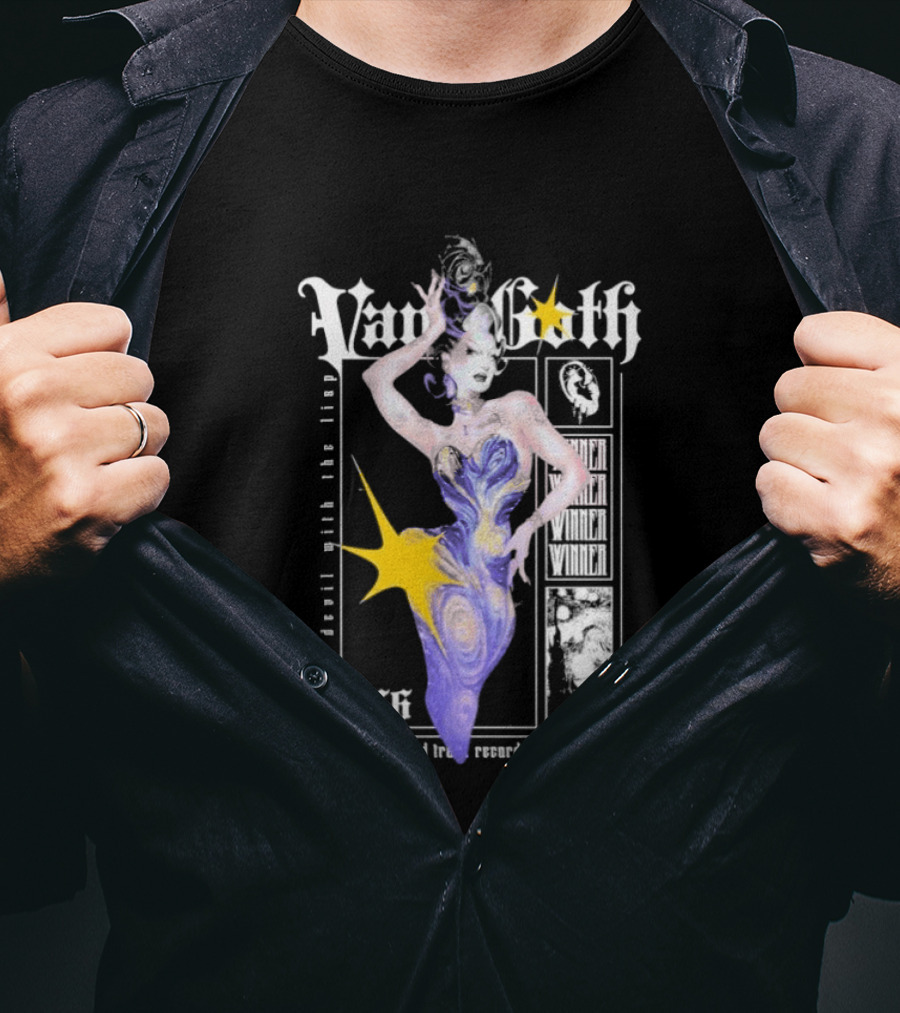 Van Goth Crowned Queen Touch Crown Take The Ring Magic Mão 666 T-Shirt