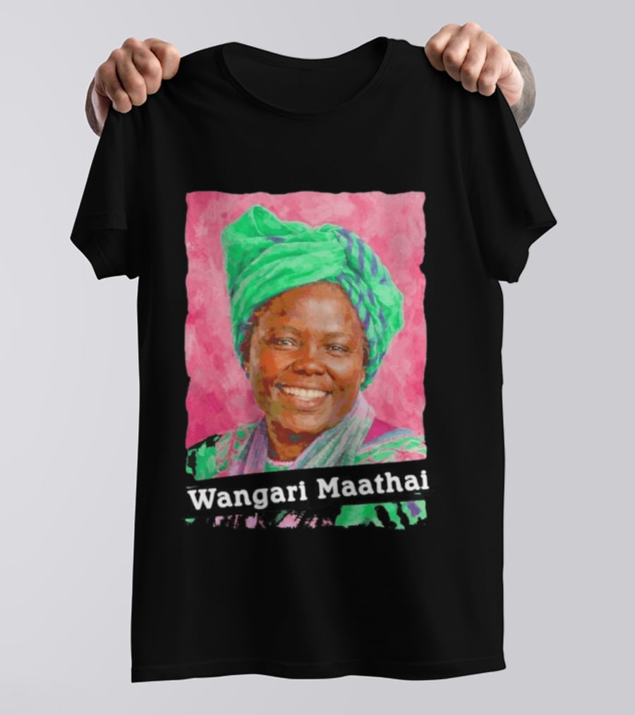 Wangari Maathai Green Turban T-Shirt