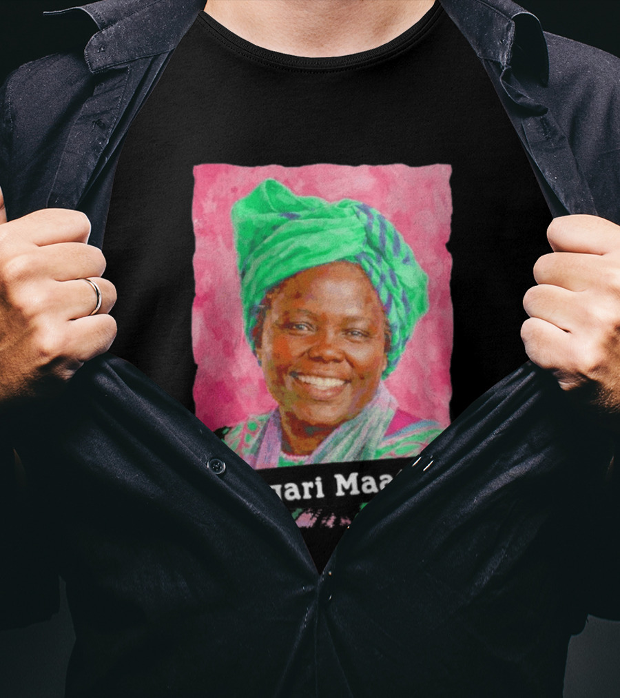 Wangari Maathai Green Turban T-Shirt