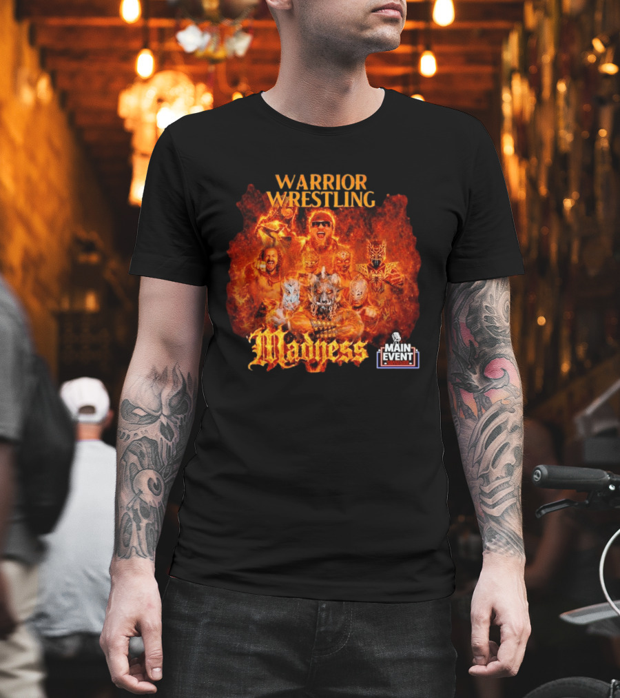 Warrior Wrestling Madness Main Event Network T-Shirt