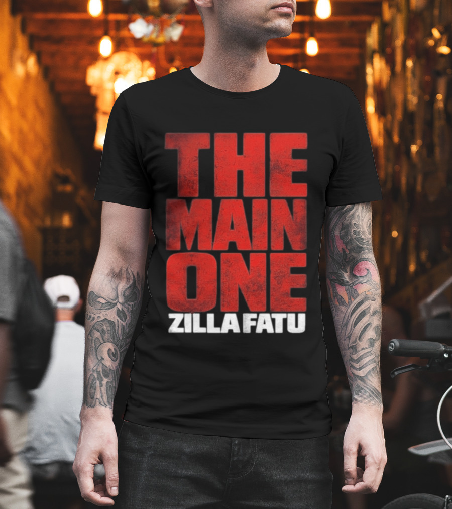 Zilla Fatu The Main One Bold Red T-Shirt