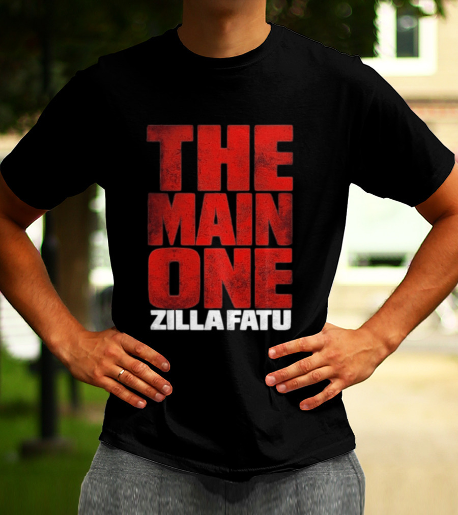 Zilla Fatu The Main One Bold Red T-Shirt