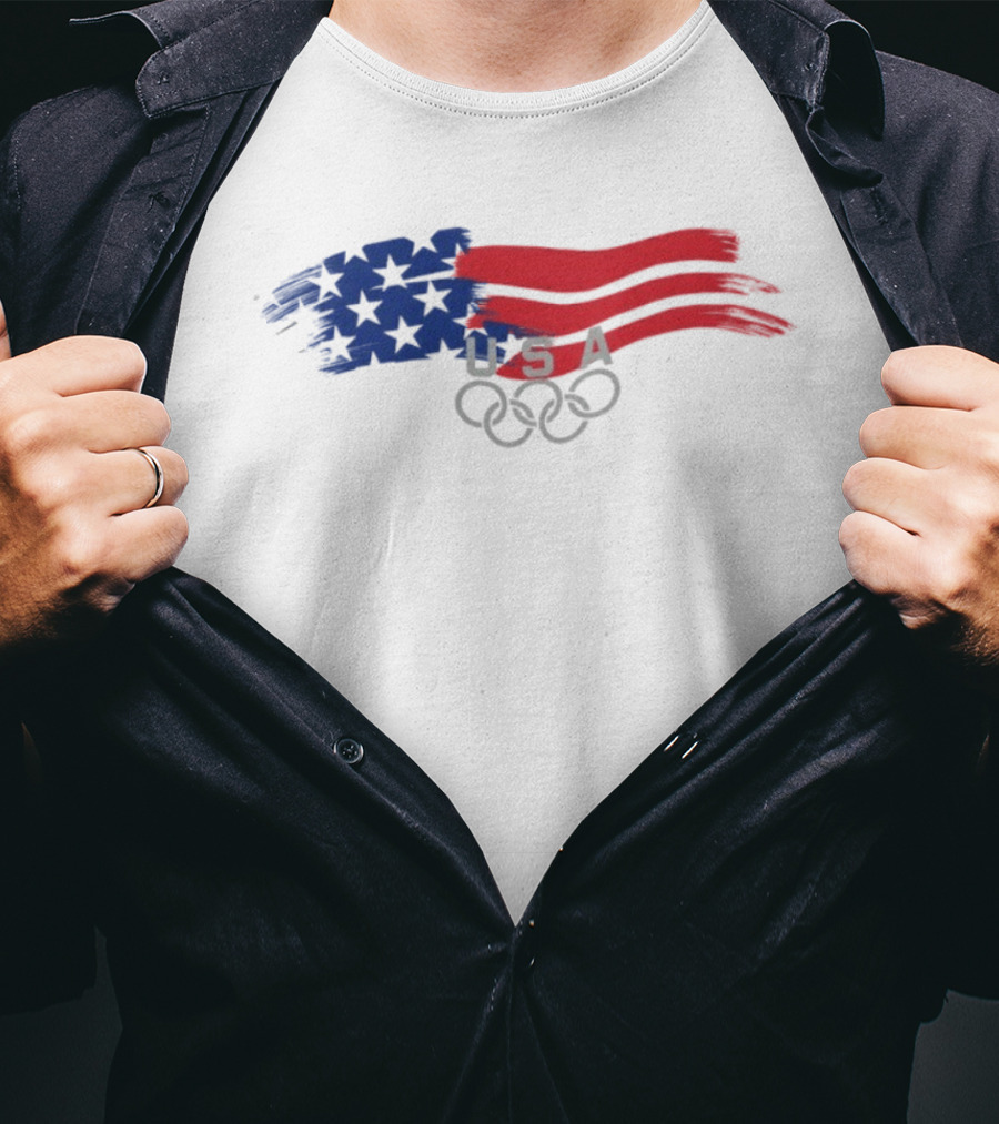 USA 2026 Winter Olympics Stars And Stripes T-Shirt