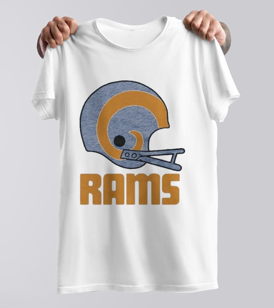 Rams Helmet Classic Football Team T-Shirt