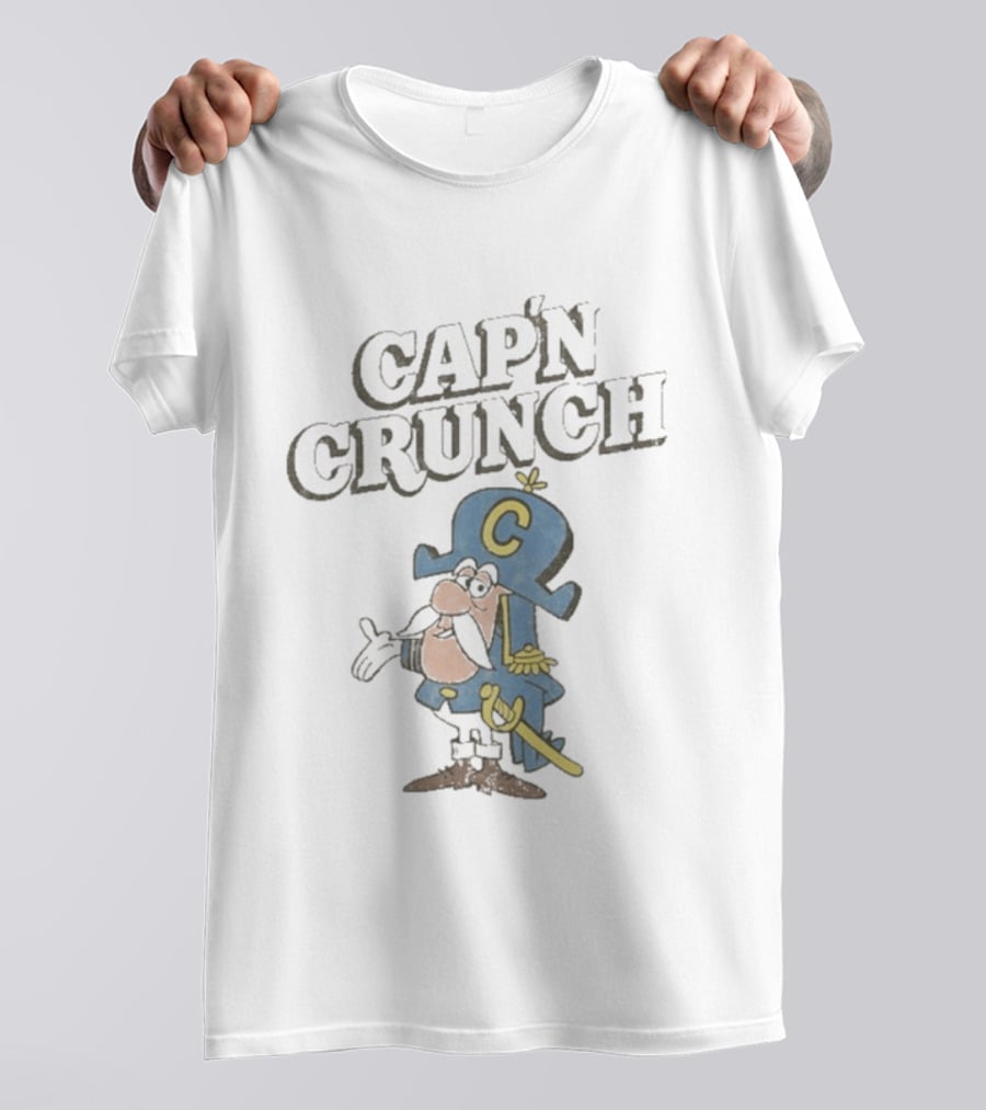 Cap'n Crunch Cereal Cartoon Vintage Captain T-Shirt