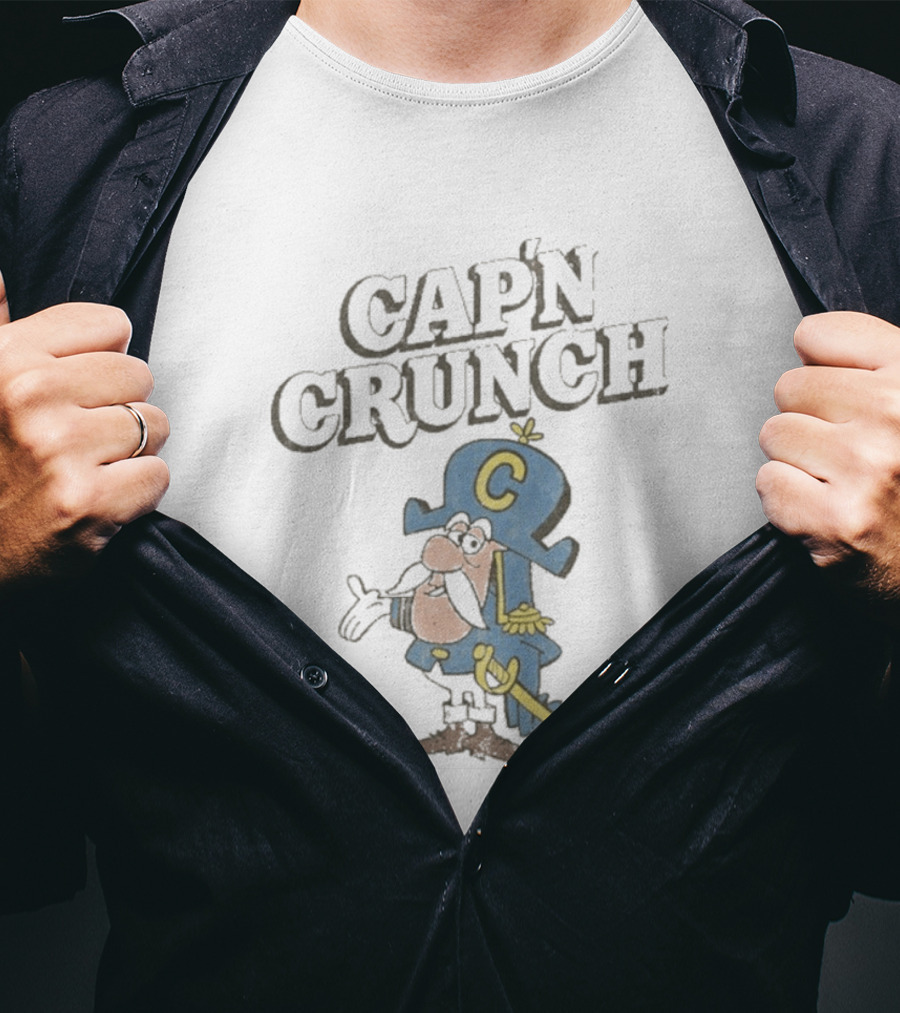Cap'n Crunch Cereal Cartoon Vintage Captain T-Shirt