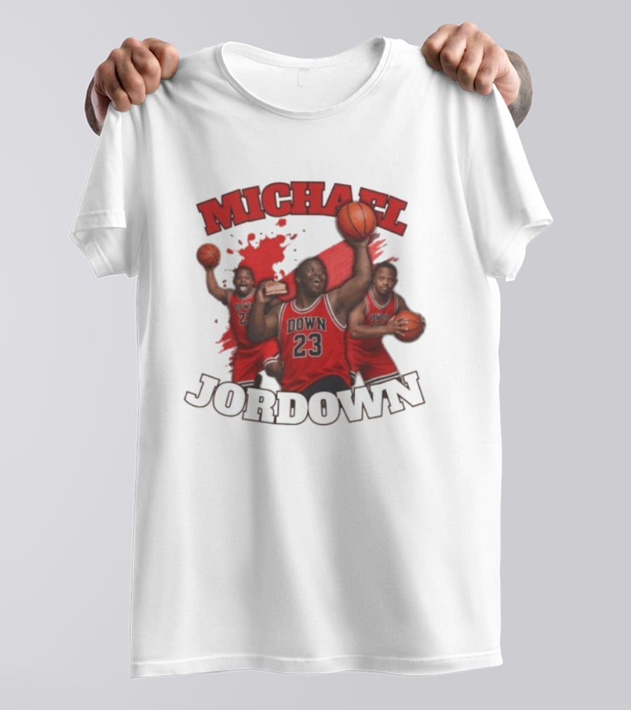 Michael Jordown Basketball Player 23 Red Jersey T-Shirt