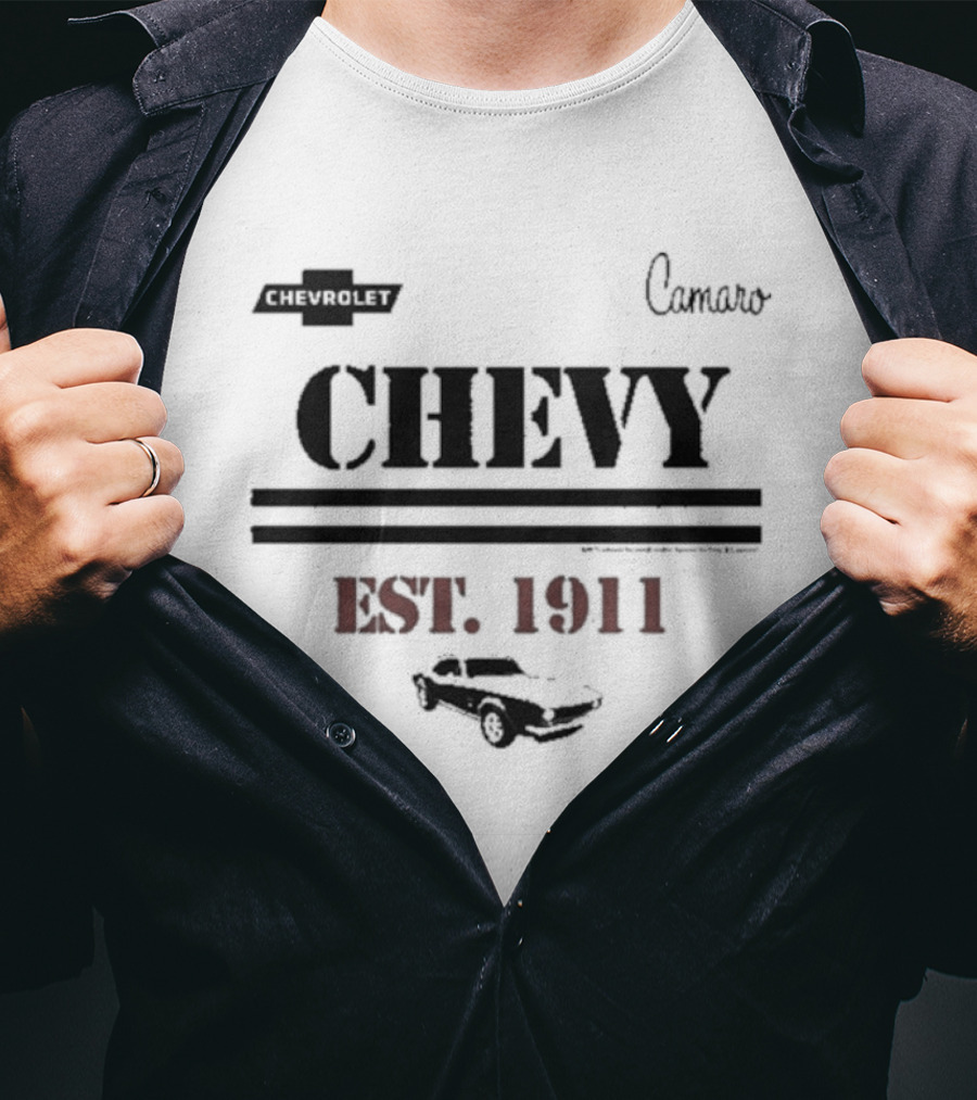 Chevy Camaro Est 1911 Chevrolet Muscle Car T-Shirt