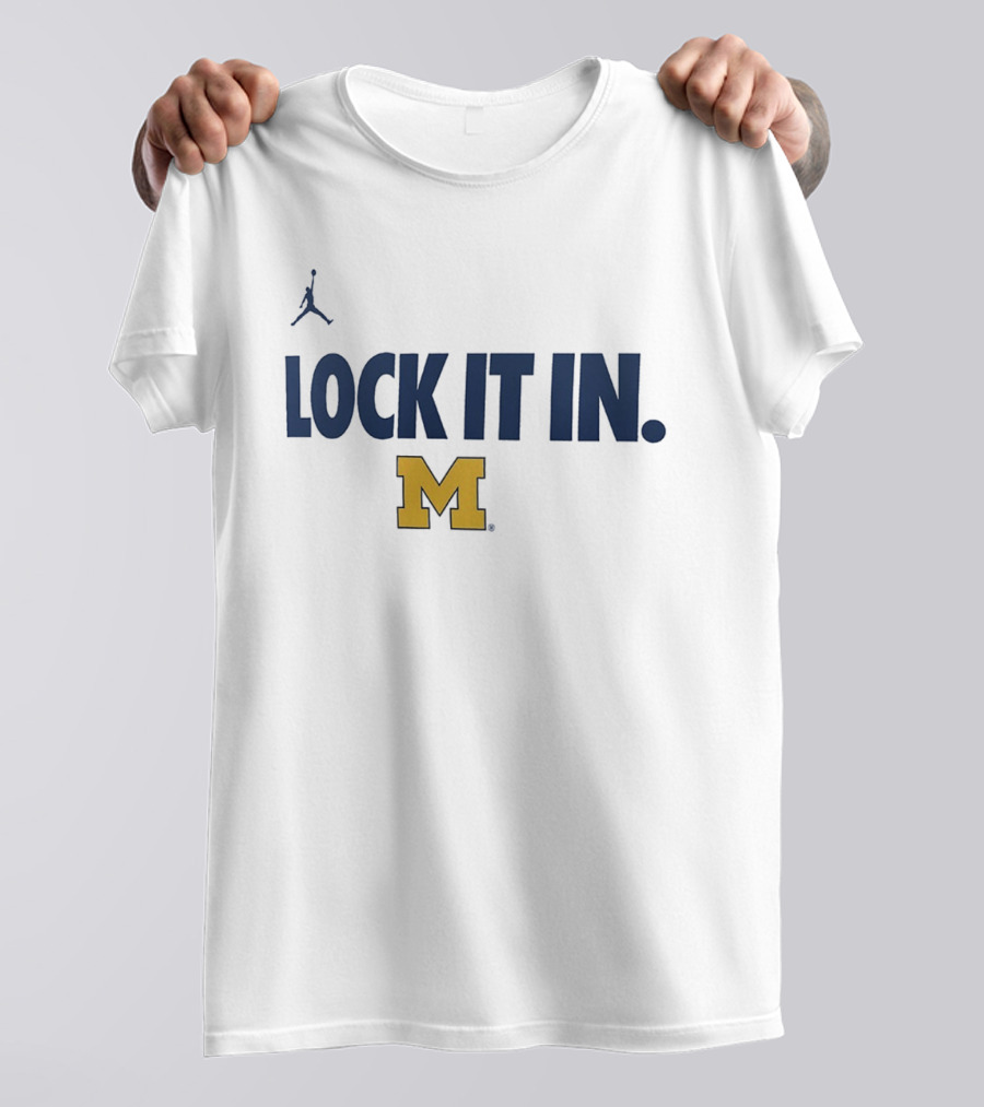 Jordan Michigan Wolverines Lock It In M T-Shirt