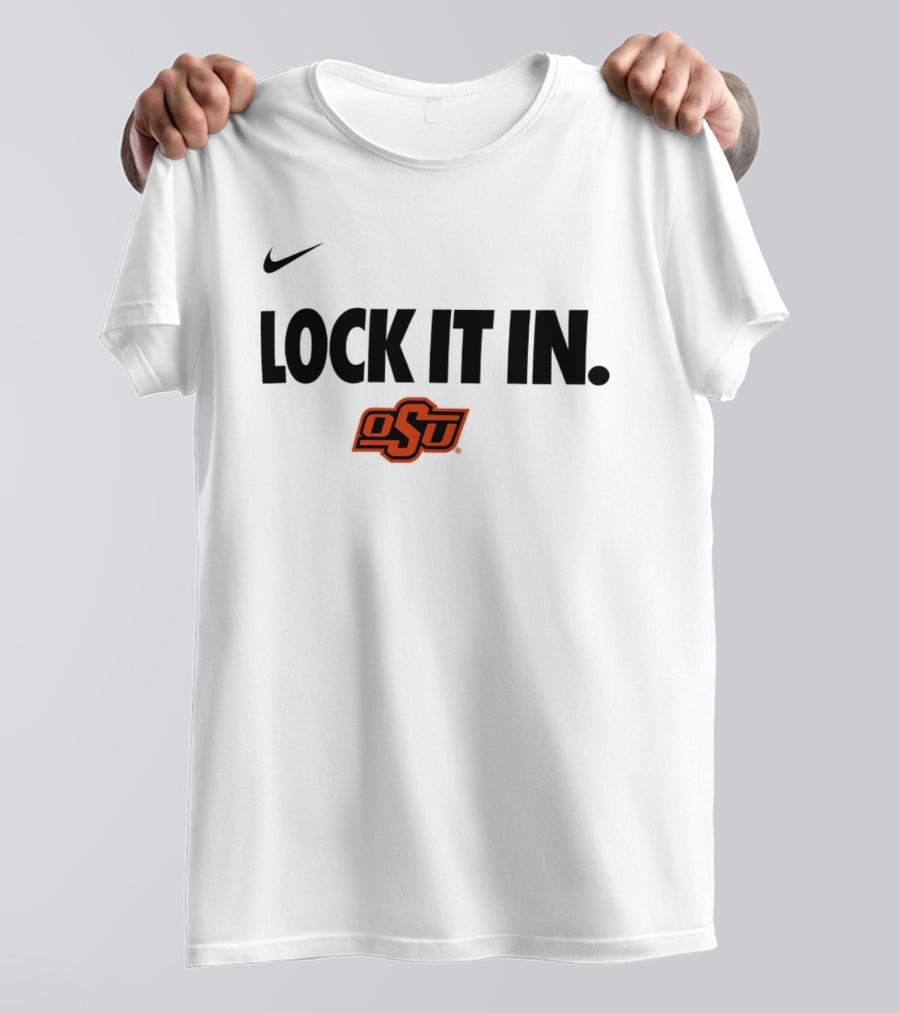 Nike Lock It In Oklahoma State Cowboys OSU 2026 WCC T-Shirt