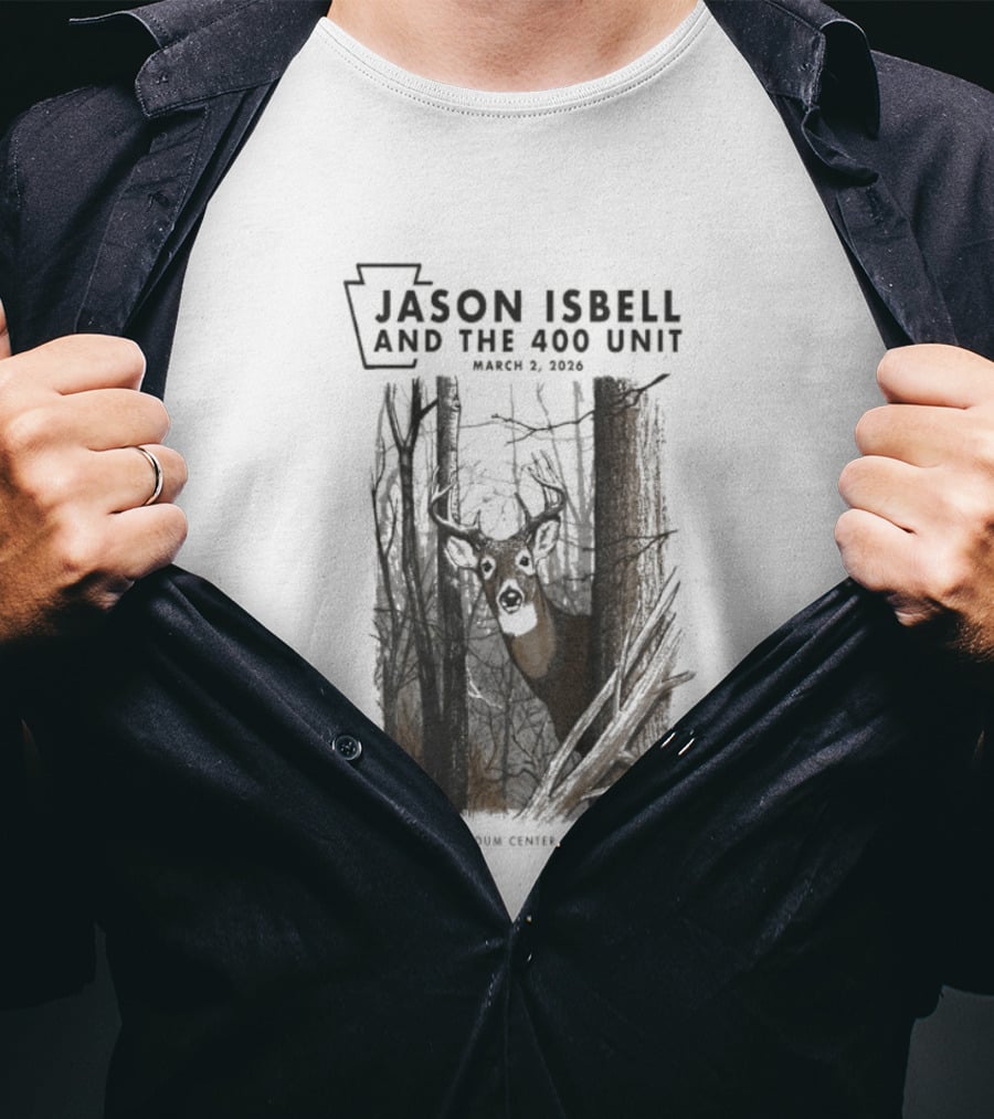 Jason Isbell And The 400 Unit Deer Forest Concert Pittsburgh 2026 T-Shirt