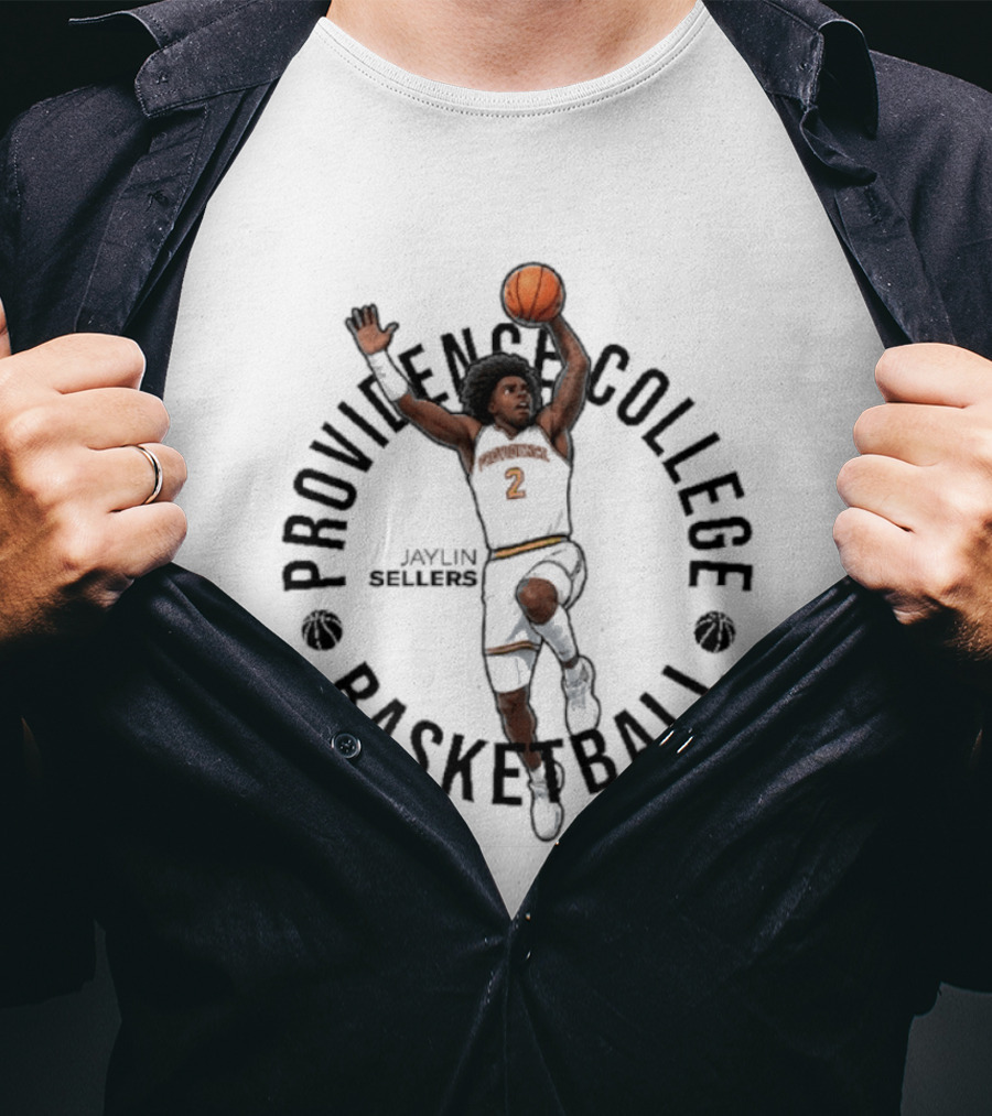 Providence College Basketball Jaylin Sellers Replica T-Shirt