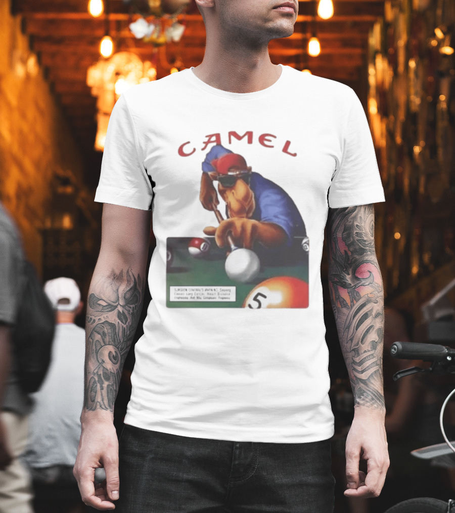 Camel 75th Birthday Joe Pool Player T-Shirt