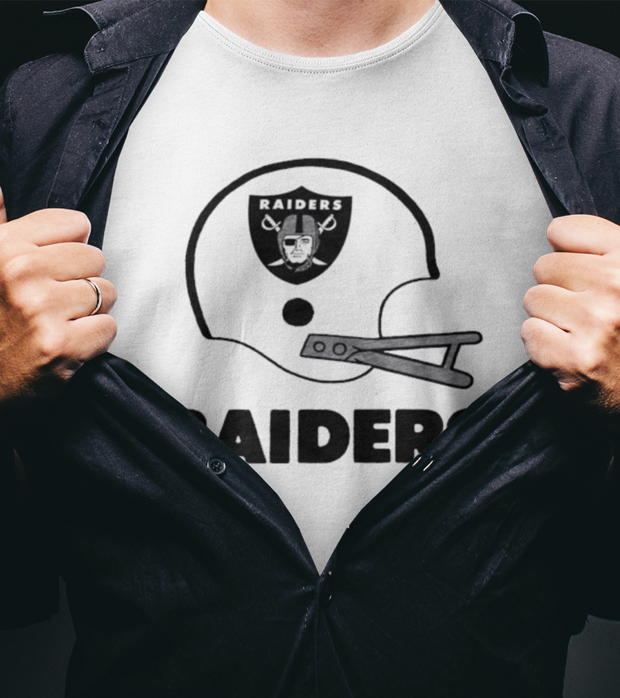 Raiders Football Helmet T-Shirt