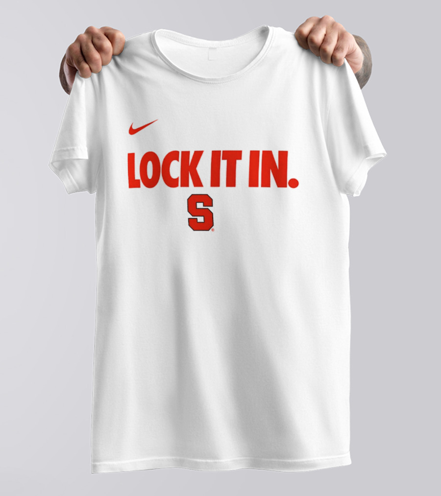 Nike Syracuse Orange Lock It In S 2026 WCC T-Shirt