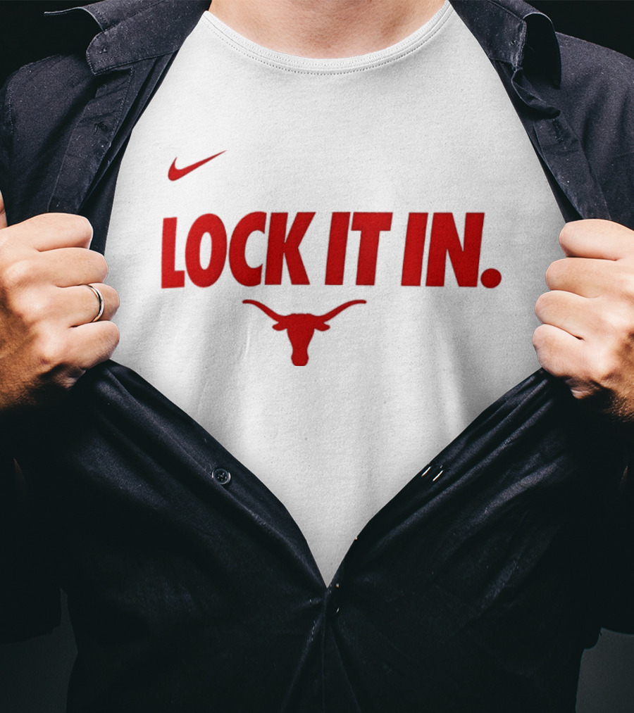 Texas Longhorns Lock It In Nike 2026 T-Shirt