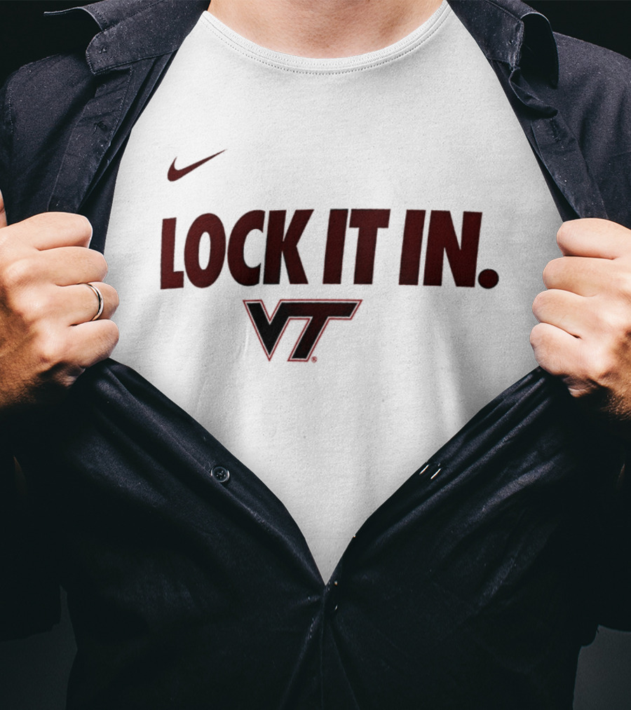 Nike Lock It In Virginia Tech Hokies VT 2026 WCC T-Shirt