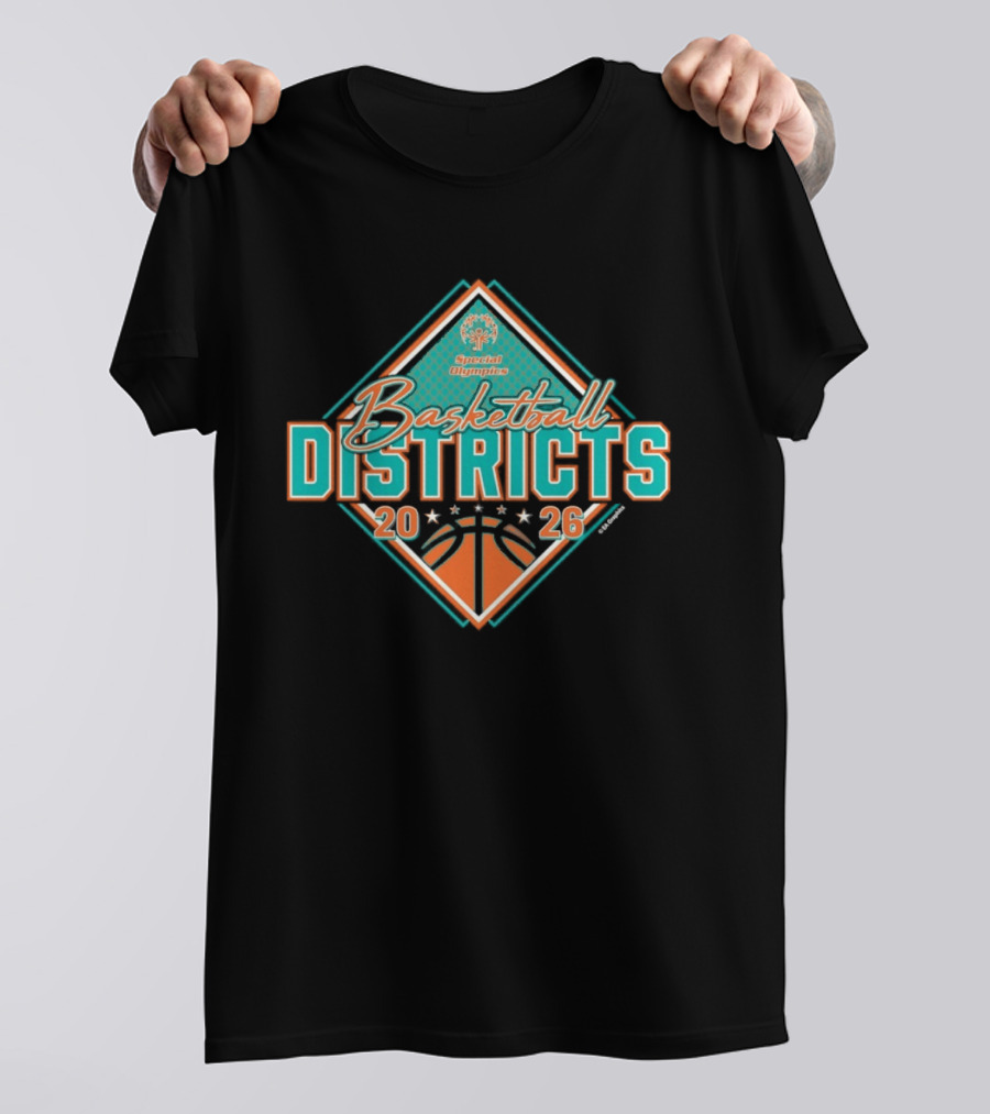 Special Olympics 2026 Basketball Districts T-Shirt