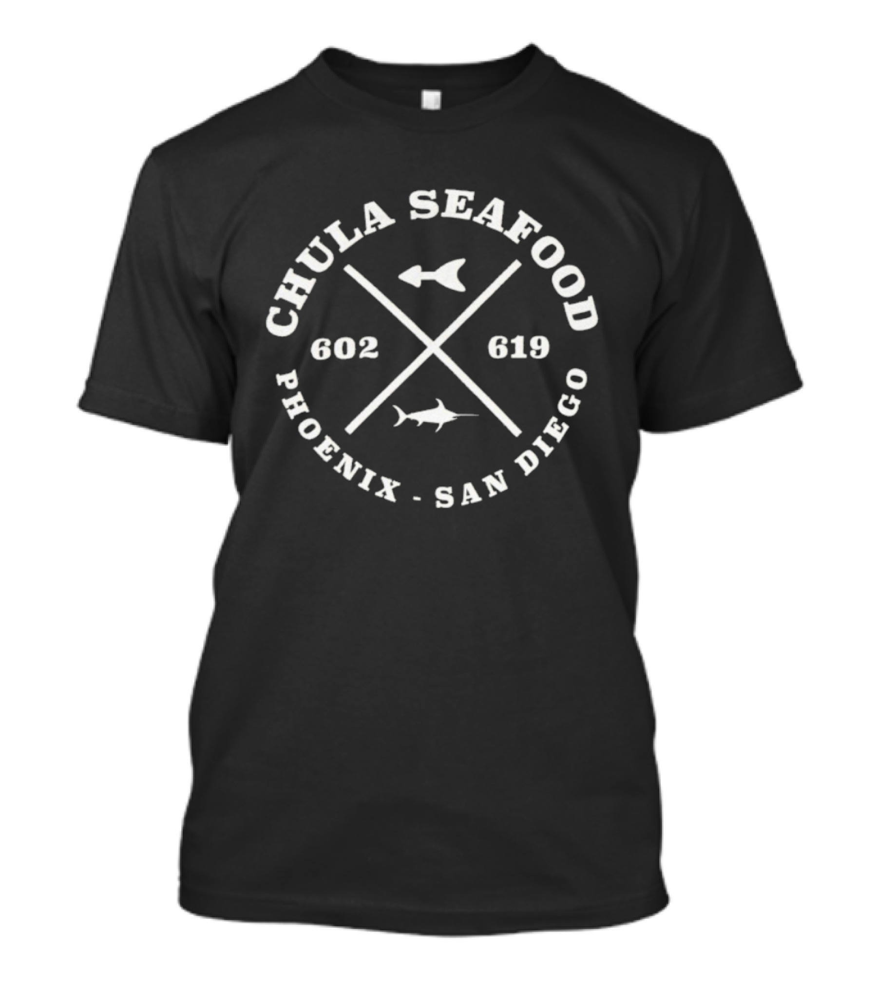 Chula Seafood Phoenix San Diego 602 619 Swordfish T-Shirt
