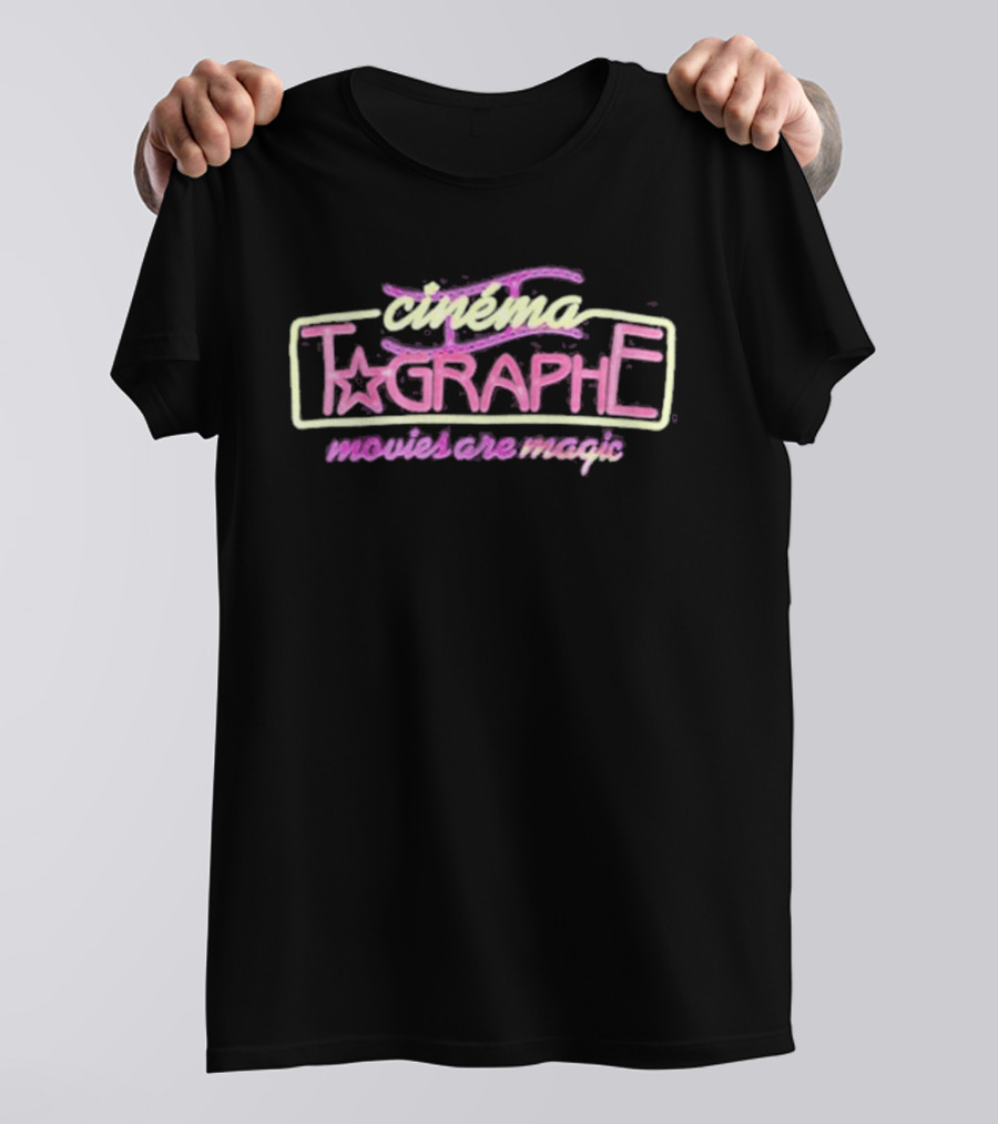 Cinématographe Movies Are Magic Retro Cinema Aesthetic T-Shirt
