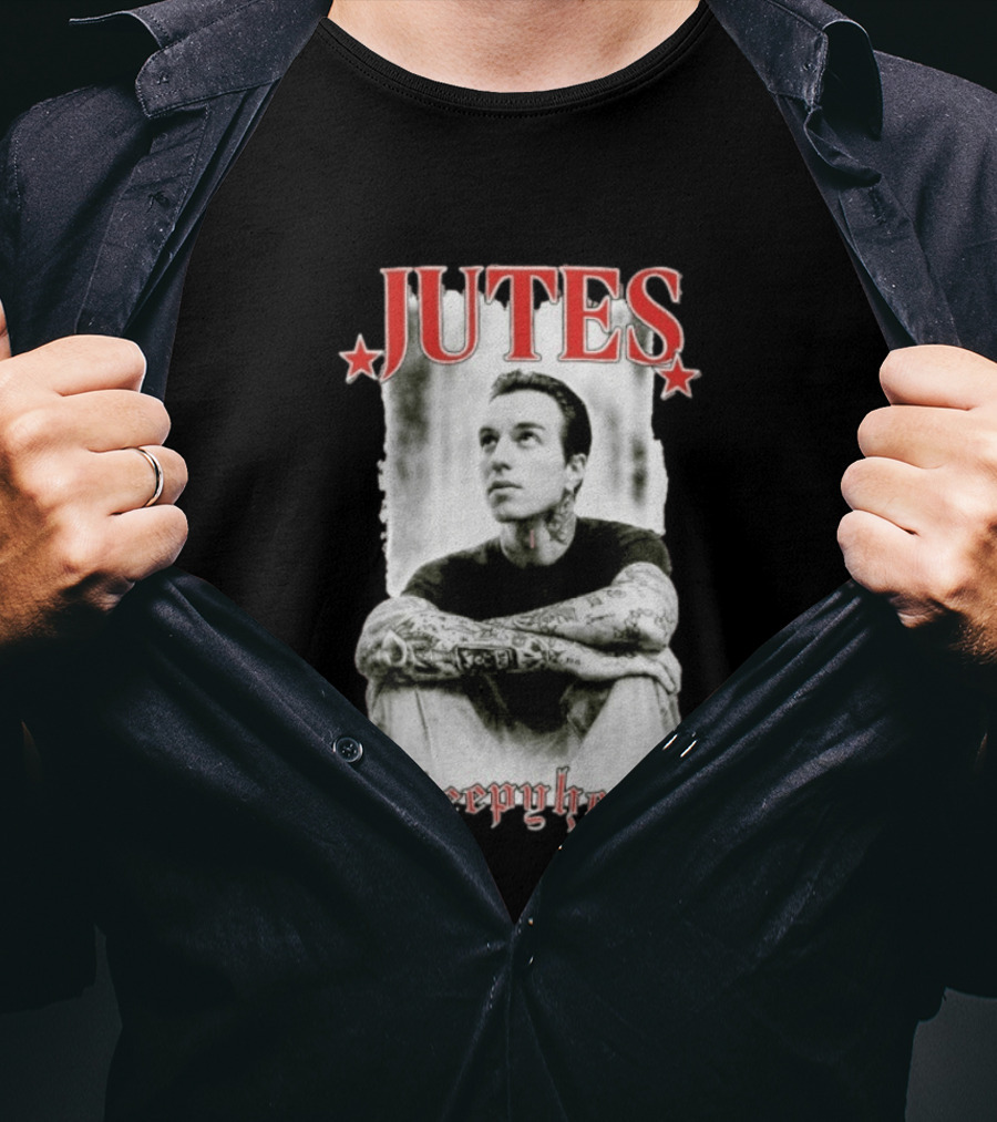 Jutes Sleepyhead Tattooed Star T-Shirt