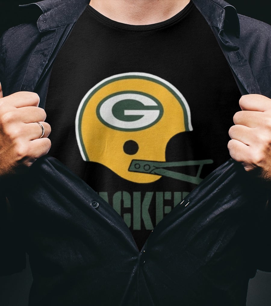 Green Bay Packers Helmet G Icon Packers T-Shirt