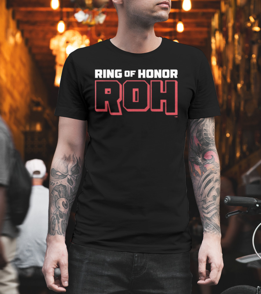 Ring Of Honor ROH Wrestling Promotion Fan Favorite Merchandise T-Shirt