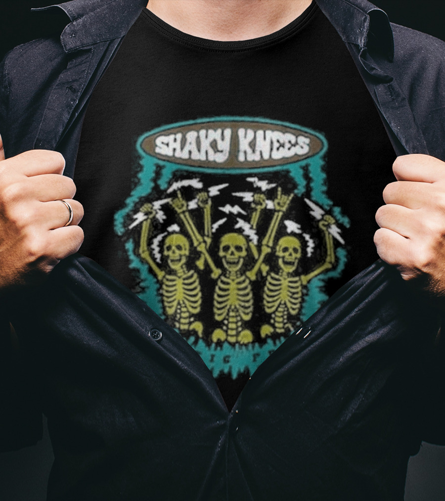 Shaky Knees Festival Neon Skeleton Trio T-Shirt