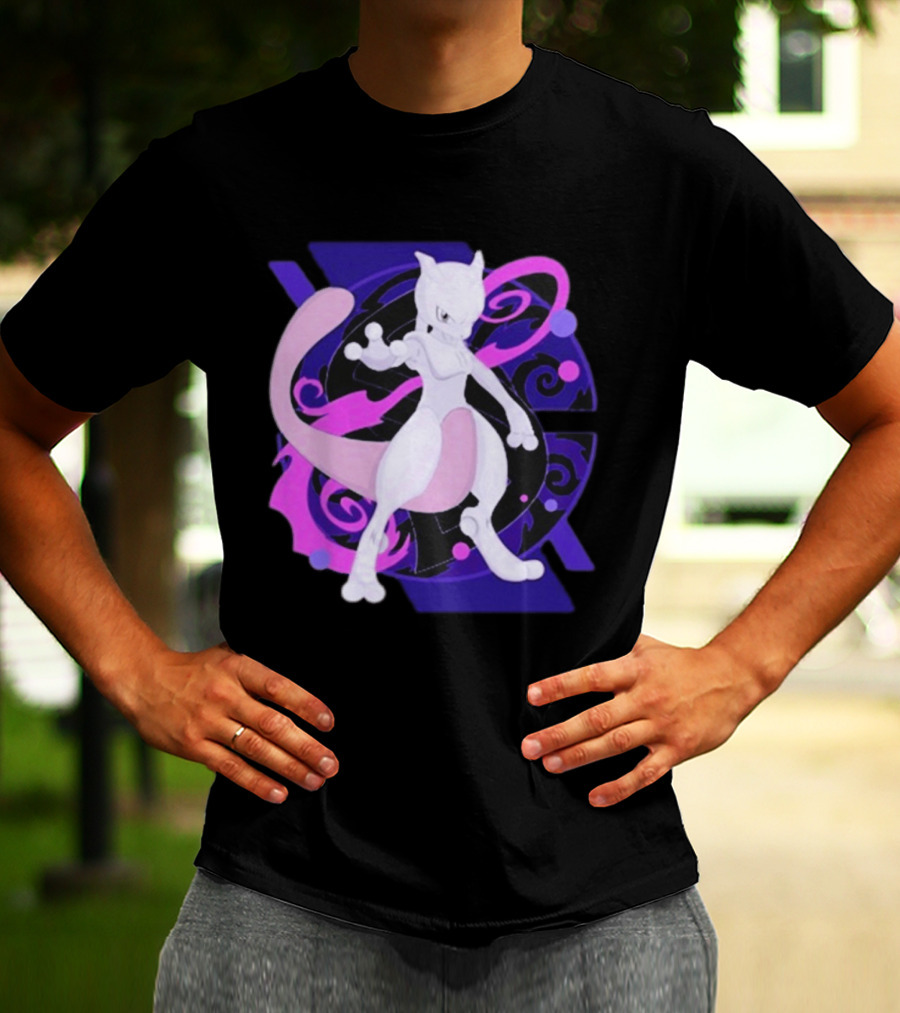 Mewtwo Pokemon Go Fest 2026 Psychedelic T-Shirt