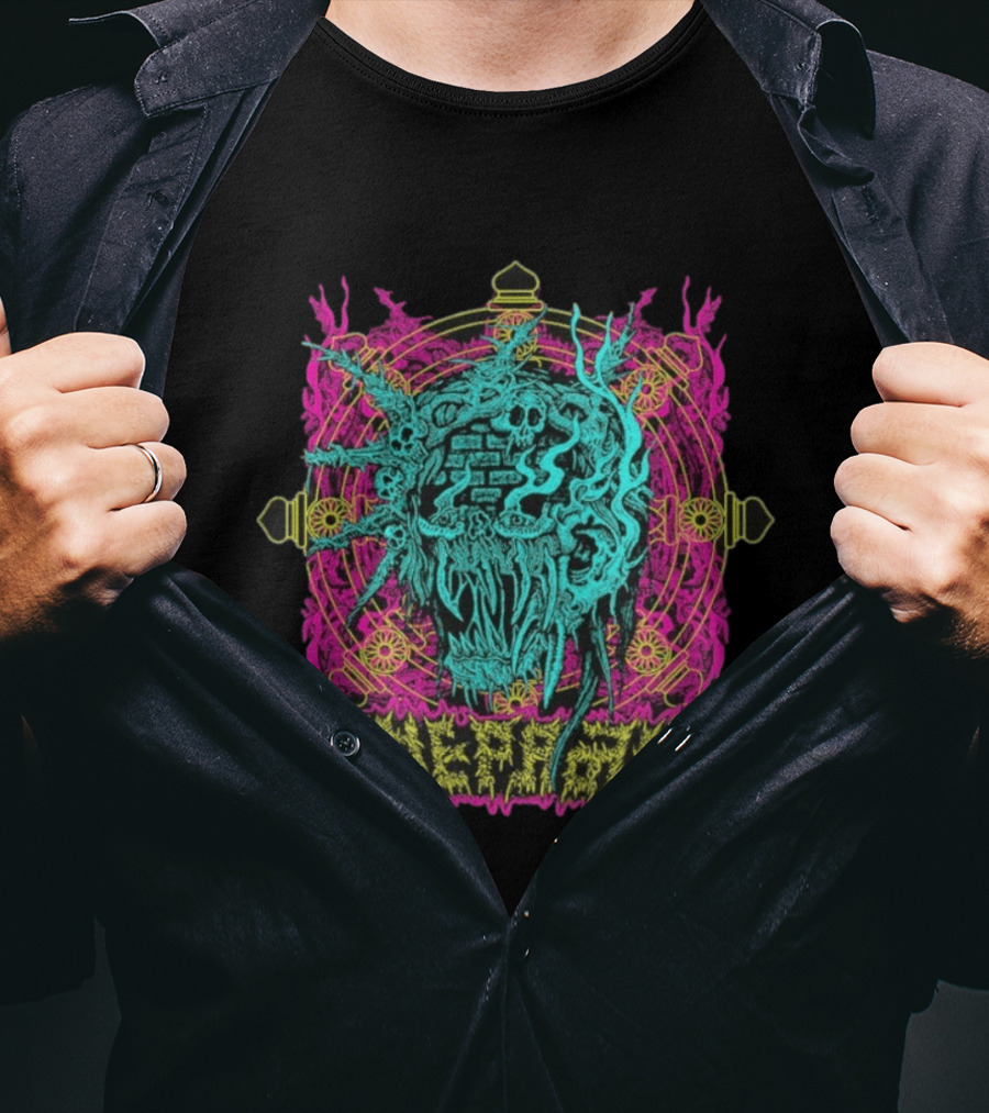 Chepang Swatta Psychedelic Skull T-Shirt