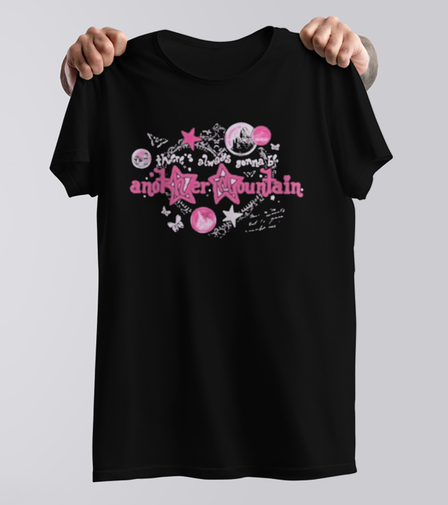Another Mountain Star Pink Moon T-Shirt