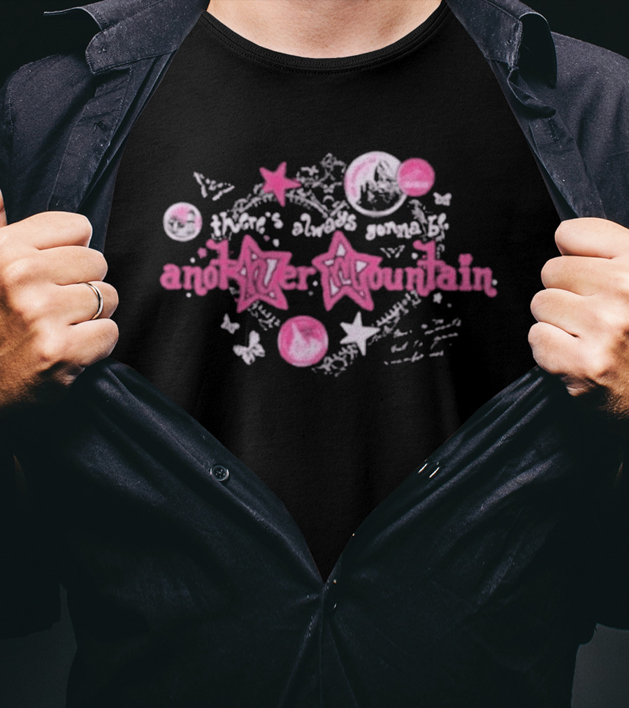 Another Mountain Star Pink Moon T-Shirt