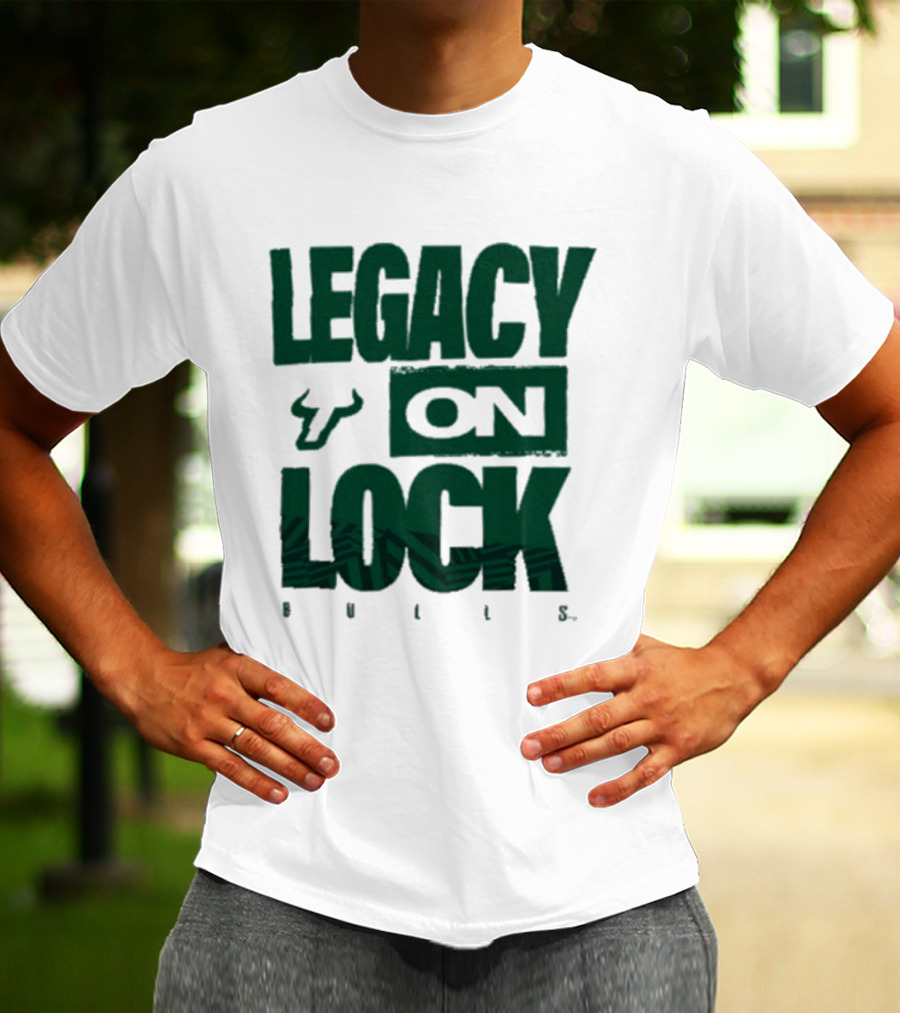 South Florida Bulls Legacy On Lock Bench Basketball T-Shirt