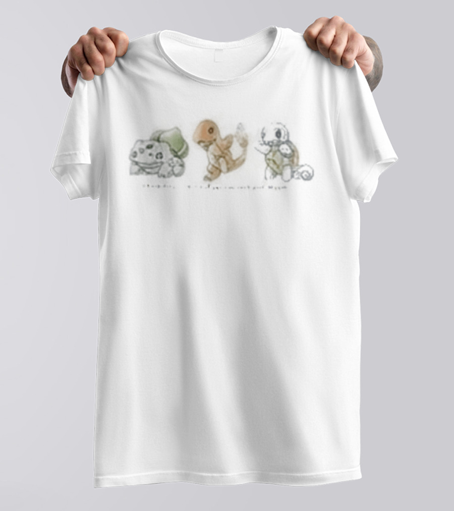 Uniqlo Pokemon Bulbasaur Charmander Squirtle Kids Collection T-Shirt