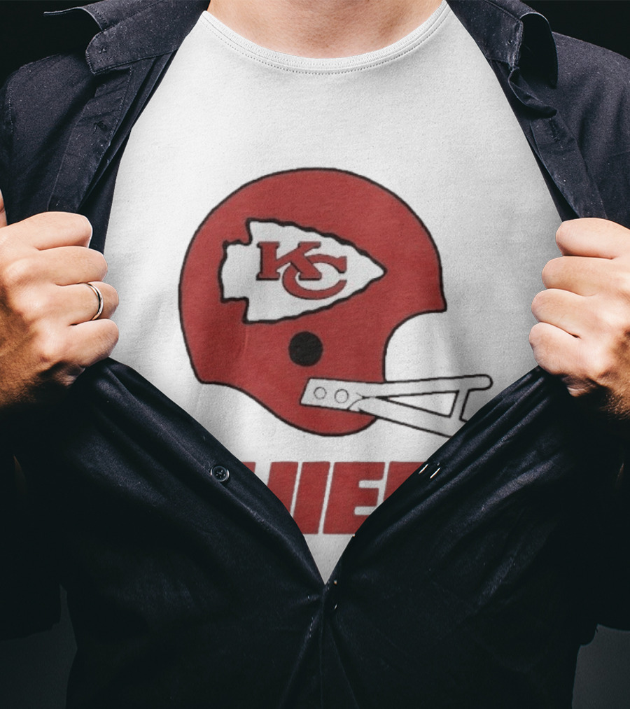 Kansas City Chiefs KC Helmet Logo Chiefs T-Shirt